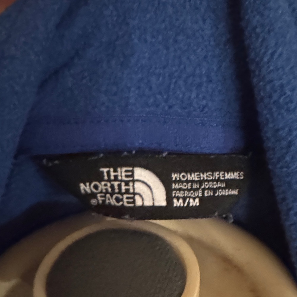 The North Face Blue Fleece Jacket - Picture 2 of 4